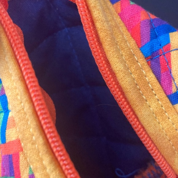 Colorful Geometric Patterned Pouch - Picture 5 of 5